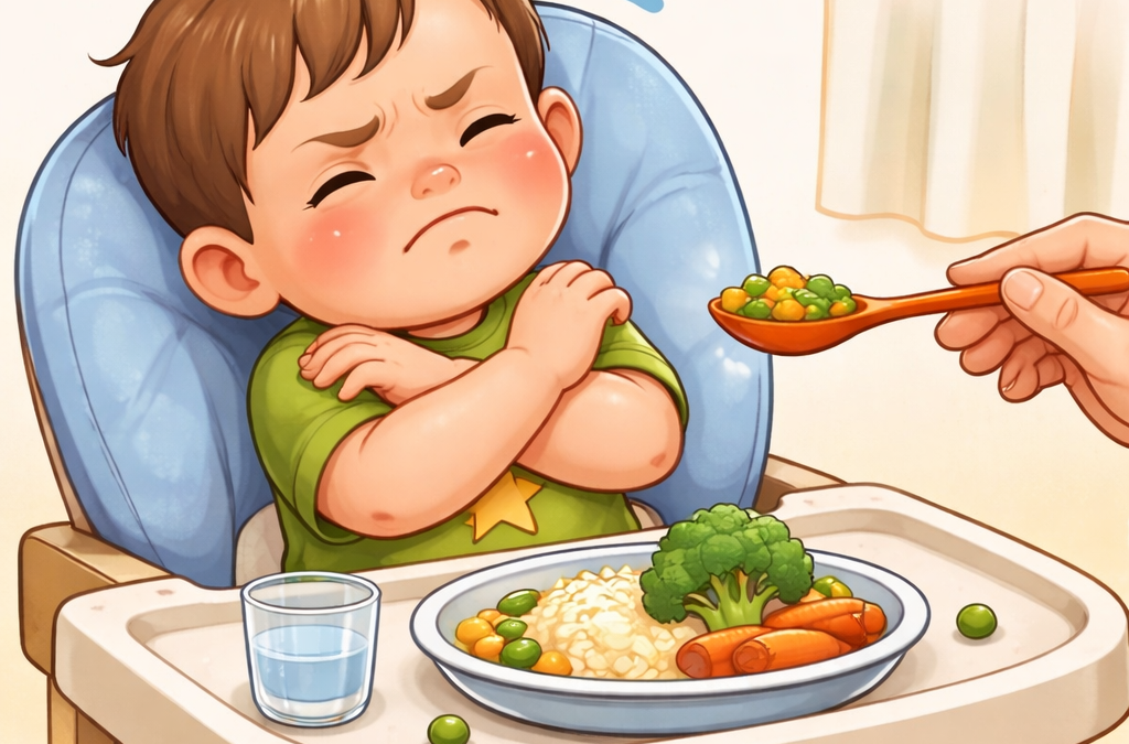 Bébé refuse de manger